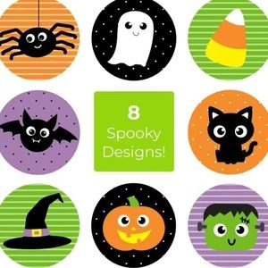 Halloween Stickers (100 Pieces)